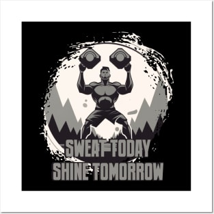 Sweat Today, Shine Tomorrow Posters and Art